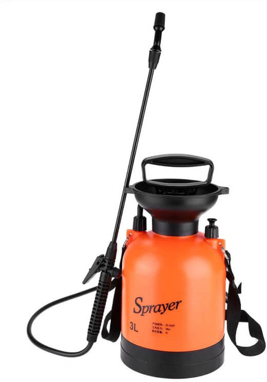 Garden Pressure Sprayer, Backpack Sprayer Air Pressure Type Sprayer with Shoulder Strap for Agricultural Gardening Use(3L)