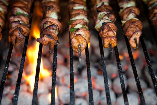 If you’re also looking for that smoked flavour when cooking meat then charcoal is the right option If you’re also looking for that smoked flavour when cooking meat then charcoal is the right option