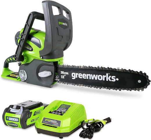 Greenworks 12-Inch 40V Cordless Chainsaw