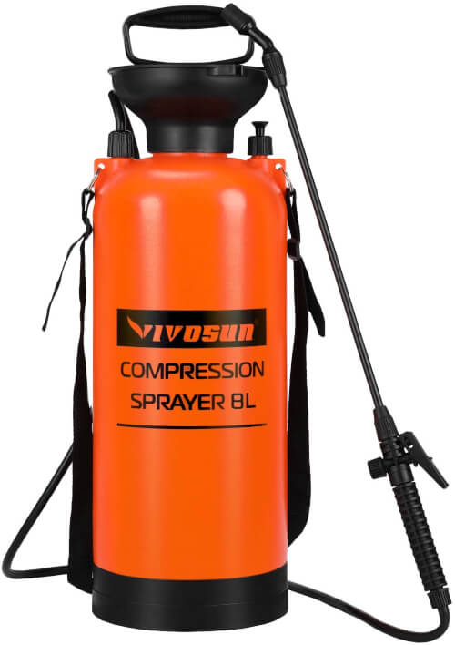 VIVOSUN 2 Gallon Garden Pump Pressure Sprayer