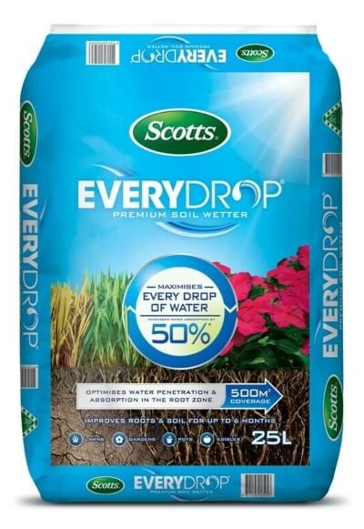 Scotts Everydrop 25L Premium Granular Soil Wetting Agent