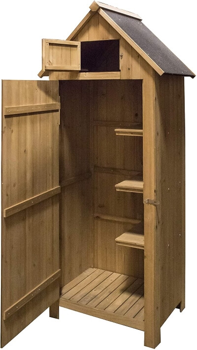 Airwave Bideford Wooden Garden Storage Cabinet