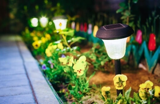 Solar garden lights, or solar landscape lights are decorative choices that come in a variety of brightness levels,