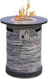 BAIDE HOME Gas Propane Fire Pit Table