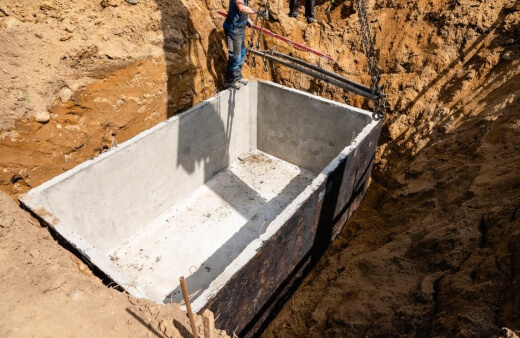 Concrete water tanks are thick, durable, and have the longest lifespan of any water storage
