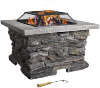 Grillz Outdoor Fire Pit Table