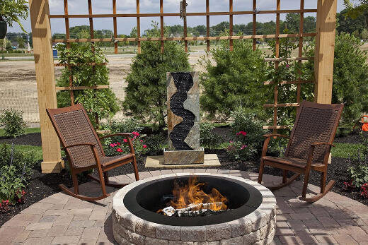 Pleasant Hearth Round Solid Steel Fire Ring is amazing value, and a fraction of the value of some high end gas fire pits