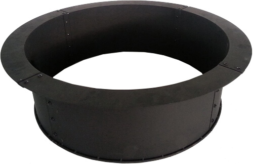 Pleasant Hearth Round Solid Steel Fire Ring