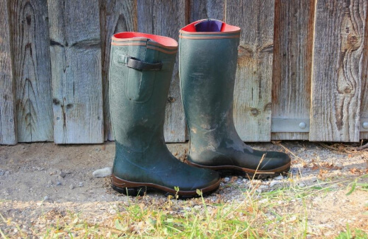 Gumboots are designed for one purpose and one purpose only, to keep us dry