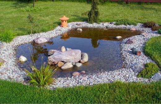 Aquatic feature in a Rock Garden