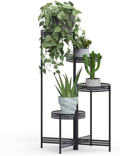 4 Tier Ladder Shelf Foldable Flower Stand