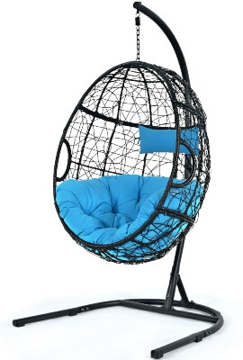 Costway Outdoor Hanging Egg Chair