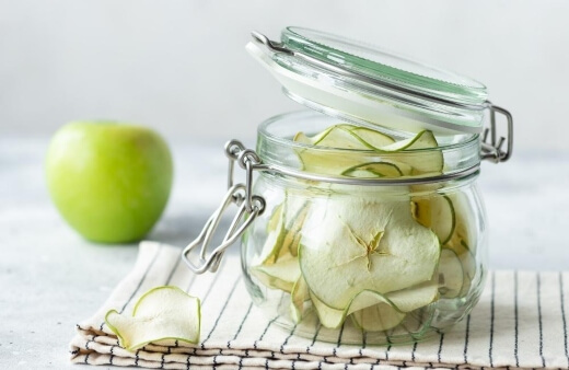 Dehydrating Apples is an alternative to storing apples