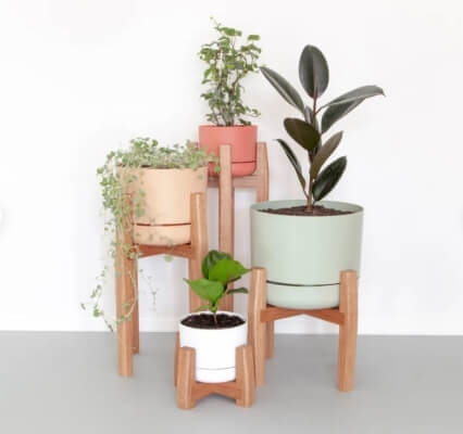 Mid-Century Plant Stands