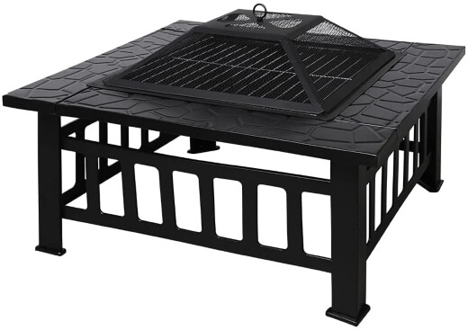 Monvelo 3IN1 Fire Pit BBQ Grill Pit