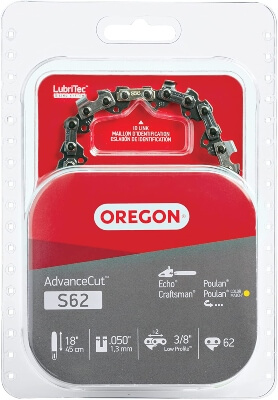 Oregon S62 18” AdvanceCut Chainsaw Chain