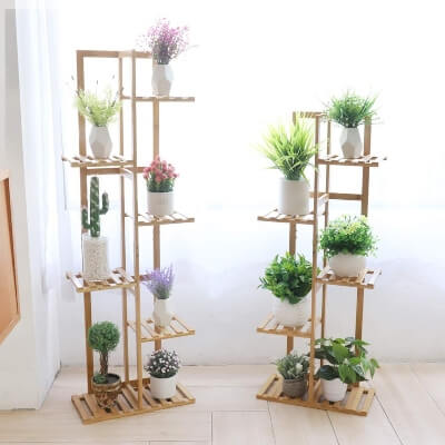 Tiered Plant Stand Ladder Shelf
