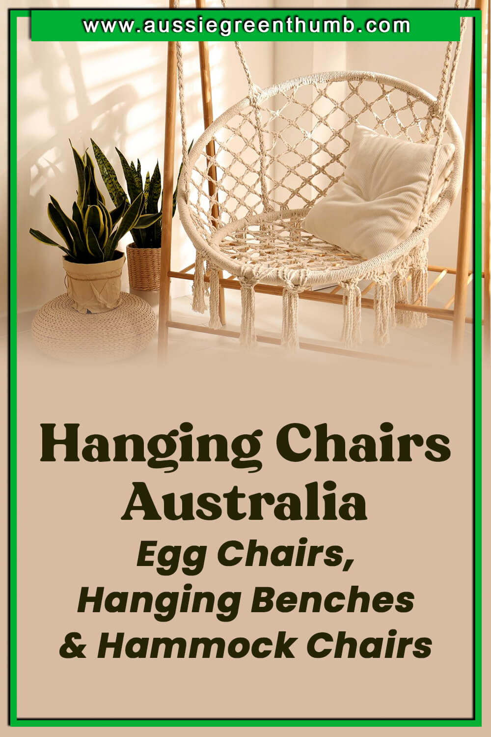 Best Hanging Chairs Australia Egg Chairs, Hanging Benches and Hammock Chairs