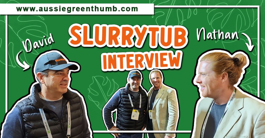 SlurryTub Interview Sydney Build Expo 2022 – CEO David Flintoff from SlurryTub and Nathan Schwartz Aussie Green Thumb