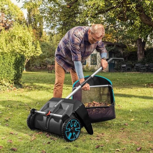 How to Use a Lawn Sweeper