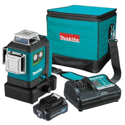 Makita SK700GDWA Green 3 x 360° Line Laser Kit