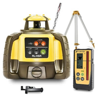 Topcon RL-H5A Self-Levelling Rotary Grade Laser Level Kit