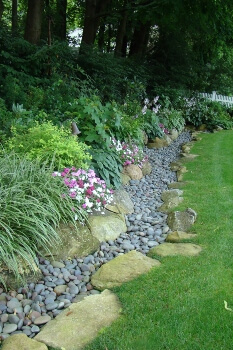 Install a Dry Creek Bed