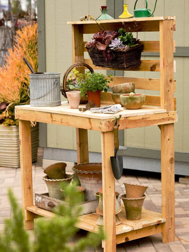 Make Your Own Potting Bench by Better Homes & Gardens