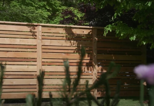 DIY Garden Screen Fence Plan