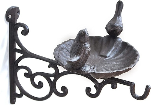 Iron Bird Feeder Tray
