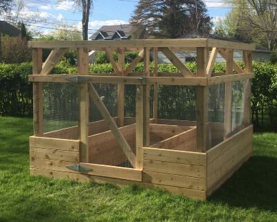 Protect your plants and raised garden with a garden enclosure