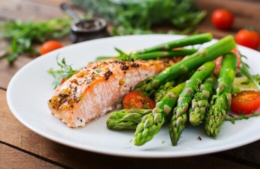 Fish with Asparagus
