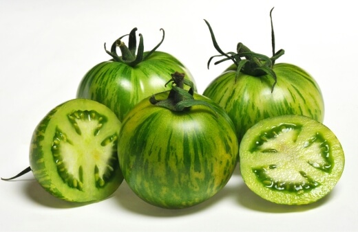 Green Zebra Tomatoes are the most vibrant green heirlooms you’ll find