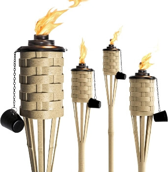 ONETHATCH Bamboo Citronella Torches