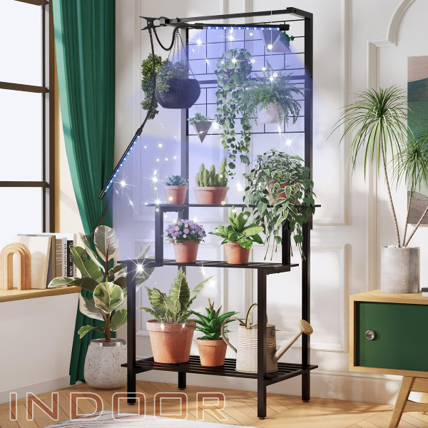 SMkidsport Plant Stand with Grow Light
