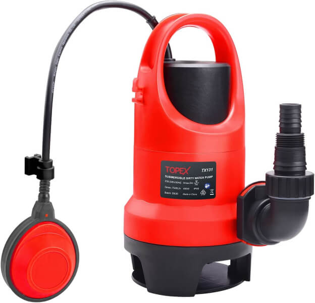 Topex Submersible Dirty Water Pump