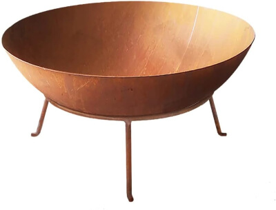 Copper Outdoor Fire Pit Bowl