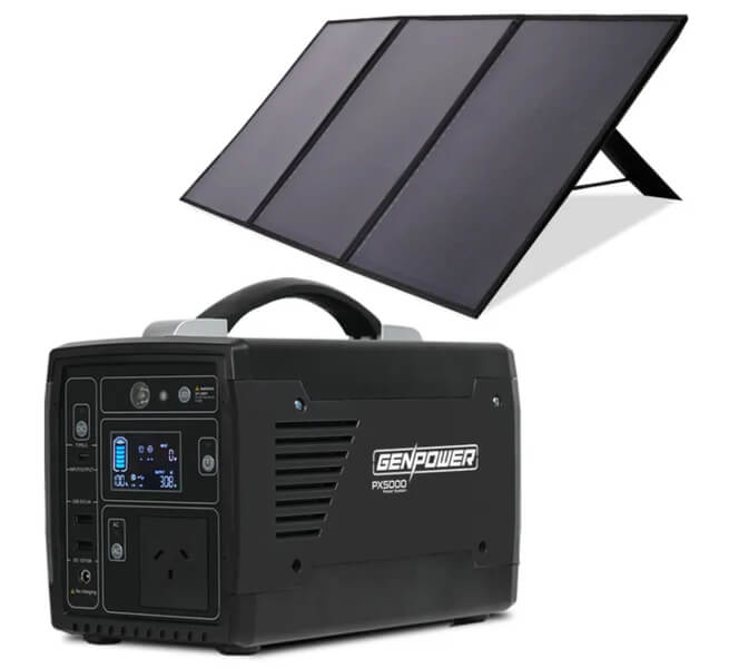 GENPOWER PX5000 300W 600W Solar Generator