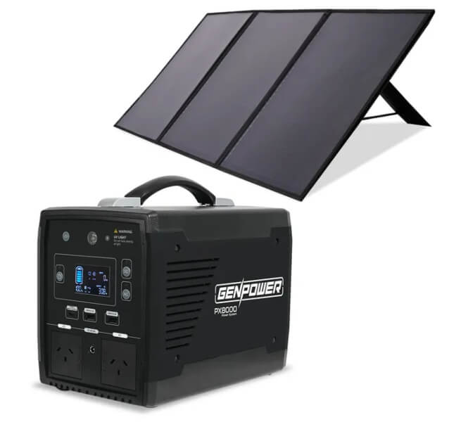 GENPOWER PX8000 500W 1000W Solar Generator