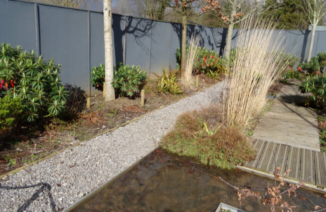 Using landscaping Gravel for a Pathway