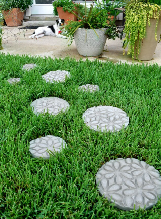 Embossed Stepping Stones