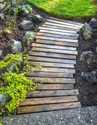 Upcycled Pallet Pathways