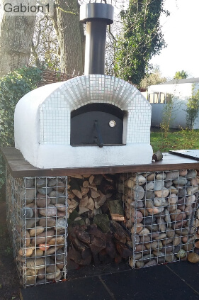 Gabion Pizza Oven Base