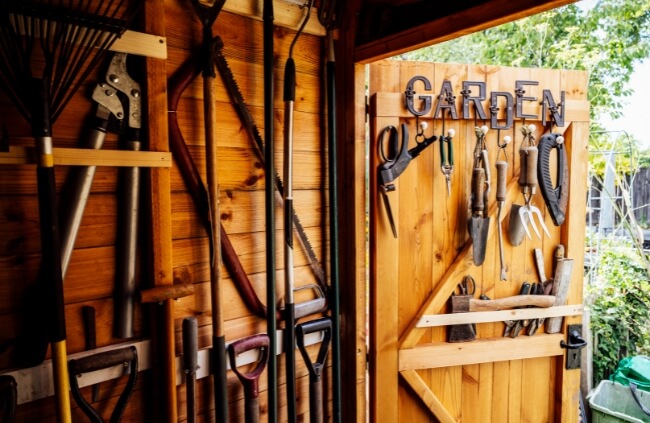 Types of Garden Tool Storage