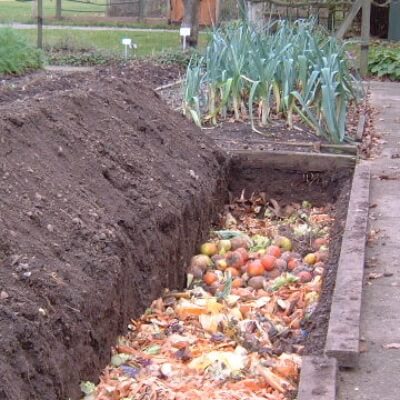 Compost trench
