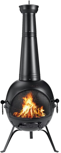 Singlyfire SFC-001 Prairie Fire Outdoor Chiminea Fireplace