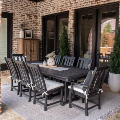 Brick Outdoor Dining Area